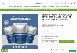 Meal Replacement Shakes - Order healthy meal replacement shakes bundle at InstaDiet choose from various flavors like Vanilla, Strawberry, chocolate, etc. We are offering diet meal replacement shakes for weight loss that is healthy, enjoyable & well-balanced.