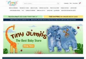 Tiny Jumps - Here at Tinyjumps, we offer you a wide range of stylish, unique and comfortable newborn clothes. You will witness a diverse range from infant baby clothes, from matching outfits to adorable character themed clothes