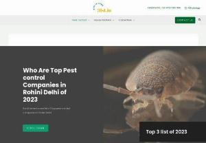 Best Pest Control Services In Rohini, Delhi - Are you searching for a trustworthy pest control company in Rohini, Delhi? Then you've come to the right place! Pest control and management refer to any method or strategy for reducing or controlling the population of insects that are damaging to human and animal health as well as the environment. Pest control takes a lot of time and effort, but it is essential, especially in houses. We've compiled a list of the top 5 pest control services in Rohini, Delhi for you to choose from!