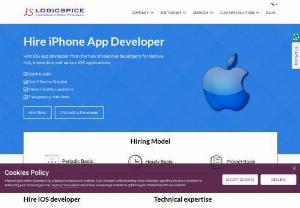 Hire iPhone App Developers | Hire Dedicated iOS Programmers - Hire IOS app developers from Logicspice for the best iOS app development services. Develop custom iPhone mobile apps at affordable prices with our developer.