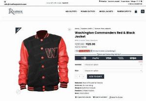 Washington Commanders Varsity Jacket - I appreciate you giving this useful information. R Leather Jackets deliver highly sought-after outerwear. Both men's and women's premium outerwear is available in our store. For those fashionistas who wish to steal the show from the rest of the crowd, the store has a Washington Commanders Varsity Jacket that is perfect.