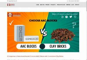 A Comparison of Autoclaved Aerated Concrete (AAC) Blocks with Conventional Cay Bricks - Traditional clay bricks are the most prevalent filler material used in construction in India. The materials used in building have a considerable impact on the built environment as well as the final cost of the project. The use of autoclaved aerated concrete (AAC) as a feasible alternative to clay and fly ash bricks has lately gained popularity. A comparison of clay bricks and AAC blocks is investigated in this paper.
