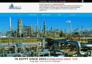 Triangle Egypt - Triangle Egypt are suppliers of pipes, fittings, valves, welding machines, pumps, for water and sewage, construction, power stations, petroleum and petrochemicals.