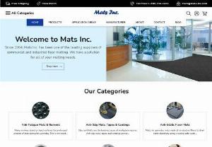 Mats Inc. - Our extensive line contains the most innovative products in the industry. We continuously modify our techniques to insure that we provide you, the customer, with the most reliable products at competitive prices. Since 1971, we have been the leading suppliers of commercial and industrial mats including switchboard (electrical) mats, rubber runners, stair treads, personalized logo mats, and more! Mats, Inc. is committed to helping you find a solution to your matting problems. We look forward to...