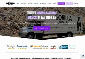 Gorilla Commercial Movers of San Diego - Moving with Gorilla Commercial Movers of San Diego has never been easier! In San Diego, we are one of the leading residential and commercial moving companies


Address
7310 Miramar Rd, Suite 330
San Diego, CA
92126
Phone
(619) 600-5000