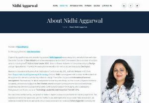 About Nidhi Aggarwal - Know About Nidhi Aggarwal. She is Founder and President of SpaceMantra.