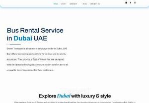 Bus Rental in Dubai - Smart Transportae is one of the best bus rentals in Dubai that fulfils all your needs for buses, vans, luxury bus rentals, party bus rentals, staff transport, coasters, minibuses, and tour bus rental services in Dubai and UAE.