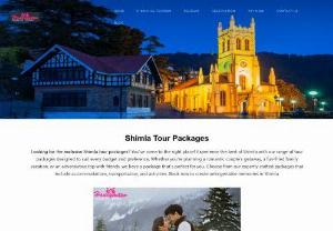 Shimla Tour Packages - We are one of the best Shimla Packages operators providing detailed information about various tour and holiday in Shimla. We are here to assist you with best Tour for Shimla, providing quality tour with reasonable price. We are one of the best Shimla tour operators organize Shimla Tour packages from all cities in India. All our tour to Shimla includes flight bookings from your home city to Shimla. hotel bookings, sightseeing arrangements and all other arrangements required for your Shimla tour.