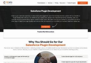 Salesforce Plugin Development - Enhance your customer experience, increase employee engagement, and drive business revenues upward with our Salesforce Plugin Development services.