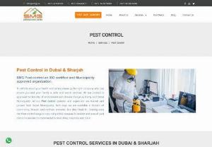 Pest Control Services company in Sharjah, Dubai - SMG staffs of professionally trained and certified technicians provide Pest Control Services Company in Dubai, Sharjah. Our Pest Control range compare to market