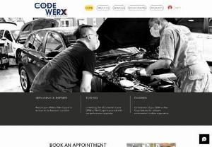 Codewerx - BMW & Mini Cooper specialist. 

- Servicing 
- Repairs
- Tuning
- Coding
- Diagnosis