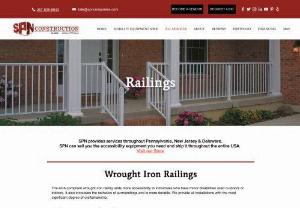 Railing For Elders - If you search for quality railings for elders, order them from SPN Construction Mobility. We are the best around you to offer these wrought iron railings at affordable rates.
