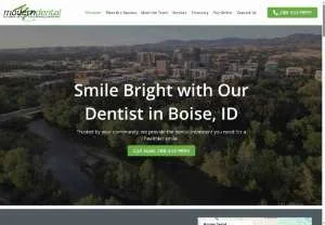Screenshot of Modern Dental
