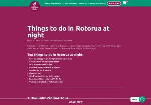 Fun things to do in Rotorua - Explore the best fun things to do in Rotorua, a place where you can have all the fun and enjoy endless activities that are suitable for all; solo travellers, groups and couples. Visit Rotorua Canopy Tours now to book your package.