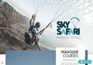 Sky Safari Paragliding - Paragliding School in Cape Town. We offer Paragliding courses and Tandem paragliding flights.