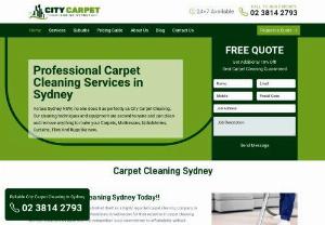 City Carpet Cleaning Sydney - As we're the City Carpet Cleaning Sydney whose cleansing crew is absolutely constituted of Expert. We are supplying you a distinct carpet cleansing Service to your unique needs. Our offerings listing is huge and it is composed of each provider you would possibly ever require. Some of the offerings are Carpet Dry Cleaning, Carpet Steam Cleaning, Carpet Stain Removal and lots of more. Our offerings are completed best the use of superior and up to date strategies of cleansing to make certain a.
