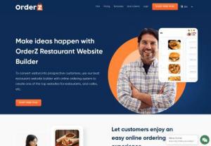 Orderz restaurant builder - Make ideas happen with OrderZ Restaurant Website Builder
To convert visitors into prospective customers, use our best restaurant website builder with an online ordering system to create one of the top websites for restaurants, and cafes, etc