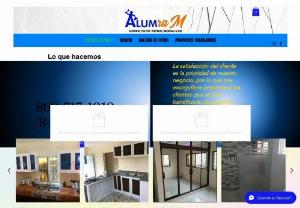 ALUMRAM - Manufacture of doors, windows, cabinets, mirror closets, commercial structures, floating facades, commercial fronts, railings and handrails.