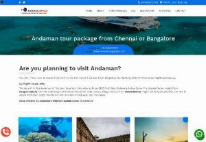 Andaman tour packages from chennai - Travelers from Chennai can now plan their Andaman tour packages from Chennai online with ease from the travel partner. Best local tour operator in Andaman Nicobar islands.