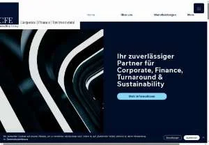Screenshot of CFE Consulting Group: ESG Advisors and Real Estate Experts