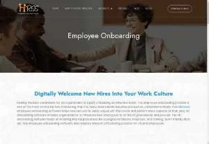Screenshot of Employee onboarding process