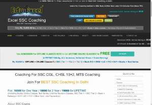 SSC CGL Coaching in Delhi - Excel SSC Coaching is the best SSC CGL coaching institute in Delhi. If you are looking best SSC CGL coaching in Delhi, then you should contact us at Excel SSC Coaching institute.