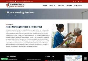 Home Nursing Services in HSR Layout-House Cleaning Services - We provide the best home nursing services in HSR Layout, and our attendants are specialists and thoroughly prepared in dealing with people with handicaps.