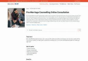 Online Pre Marriage counselling | MetroMedi Relief - MetroMedi Relief is Best Online Pre Marriage counselling not only helps you for a successful marriage and Tips & Advice give one spot solution from our PreMarital counsellors.