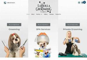 Dog Grooming La Jolla - Dog grooming by La Jolla ensures a clean and healthy grooming environment for your pets. Every pet is eligible for cage-free access after an adequate behavior evaluation. Book an appointment today!