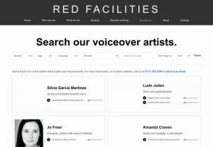Voice Over Artist Finder - The team at Red Facilities maintain a fantastic voiceover casting platform with hundreds of talented actors. If you are looking for a Scottish accent, this is the place to go.