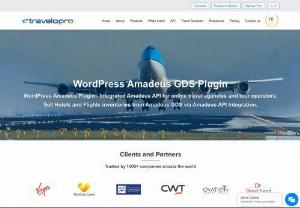 WordPress Amadeus GDS Plugin - WordPress Amadeus Plugin - integrated Amadeus API for online travel agencies and tour operators. Sell Hotels and Flights inventories from Amadeus GDS via Amadeus API integration.
The WordPress Amadeus GDS Plugin improves the speed of your website. The Amadeus Plugin system is a must - have sales tool for travel agencies and airline companies.