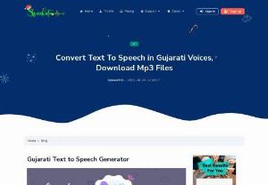 Online Text to Speech in Gujarati - Speakatoo is a leading, trending & the most popular AI based Text to Speech transformation web based Application. Generate 100% Human-Sounding Voiceovers in just few steps. Gujarati is an Indo-Aryan language that is part of the larger Indo-European language family. It is one of India's 22 official languages, along with 14 regional tongues. The language is straightforward and reasonably simple to learn. It is a short, straightforward spoken language that works well for social and home...