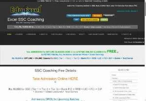 Screenshot of SSC Coaching Fees in Delhi