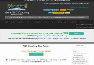 SSC Coaching Fees in Delhi - If you are looking to join the SSC CGL coaching institute in Delhi and you want to know about SSC Coaching Fees in Delhi, then you should join to Excel SSC Coaching institute because They are very cheap according to other Coaching institutes.