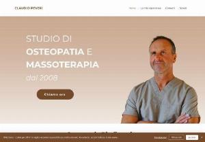 Claudio Peveri - Osteopath in Piacenza since 2008 Every day I choose Biodynamic Osteopathy, because it is a delicate approach that reflects my sensitivity. With this awareness I am able to be effective in stimulating and supporting the health of my clients