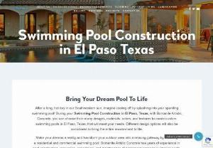 Best swimming pool designer in El Paso, TX - Bomanite Artistic Concrete & Pools - Bomanite Artistic Concrete & Pools - There is no doubt that they are the best swimming pool designer in El Paso, TX. If your pool needs any construction or remodeling, contact them by visiting their company or the website. Many house owners also suggested them as the best Pool constructor in El Paso, TX. Once you get their service, you cannot resist yourself suggesting them to your neighbors and friends Visit their website to get more information about them.