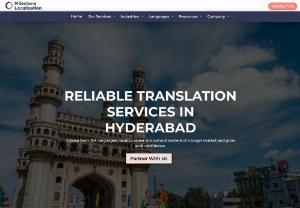 Professional Translation Services in Hyderabad - Get certified translation services in Hyderabad - Choose from 70+ languages