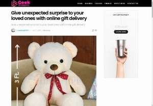 Give unexpected surprise to your loved ones with online gift delivery - It is very tough to hide your gifts from your beloved ones on their big days. But you have to do it to collect their pretty cute reactions while receiving a surprise Online Gift Delivery. If you go for online surprise gifts, the moment becomes blasting with emotions for sure. It doesn't matter whether you are there or not at the spot when they untie the package. The immense pleasure and joy they get while unrevealing your surprise will let them create more beautiful memories.