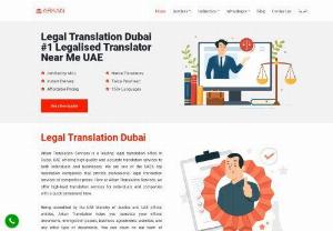 Legal translation in dubai - Legal Translation Dubai is your destination to translate any essential legal documents from one language into another. The office has a big team of supporters and legal translators to translate any needed documents into more than 10 languages. The office has an authorization stamp and certification proof to give a fully certified document.