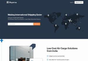 shypmax - Ship globally with Shypmax, India's first & only Crossborder Logistics Platform backed by a contemporary product and premium service. Get uninterrupted cross-border shipping services at an affordable rate with the most simplified automated cross-border shipping solution. Sign up to know more.