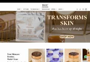 Buy Clean Beauty Skincare Products Online in India. - beauty by bie (BiE) is a 100% cruelty-free beauty brand in India certified by skin experts. Try our non-toxic skincare products with pure and safe ingredients to deliver real beauty results.