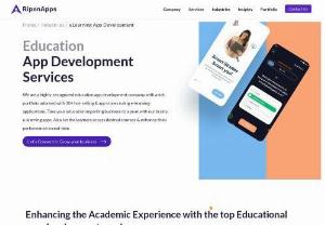Top Educational App Development Company in USA - RipenApps Technologies is the Top Educational App Development Company in USA having a team of veteran mobile app developers who comprises expertise to design higher-level applications. Hire our cost-effective educational app development services.