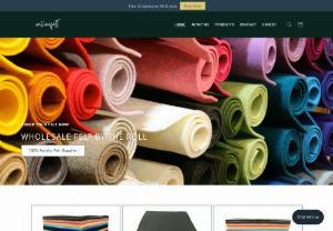 Wholesale Online Felt store - Find the best selection of wholesale felt online and get the lowest wholesale prices here on Online Felt Store. Check out our huge selection of felt products and find great Felt wholesale at wholesale prices.