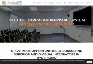 Audio Visual System Integrators In Hyderabad - Sigma AVIT - Hire the best audio visual system integrators in Hyderabad. Sigma AVIT is a team of expert AV integrators who offer top AV solutions for dynamic business needs.