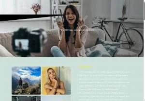 Screenshot of influencer marketing