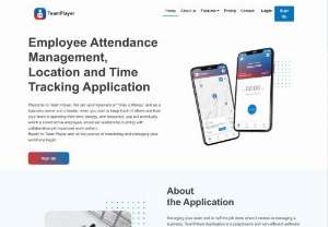 Team Player - Monitor and Manage Workforce - We help small businesses to track their employees' location during working hours, record their attendance, have a chat module for business discussions and share work relevant media like purchase orders, expense reports and more.