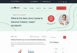What is the best Java course to become industry ready? - There are many courses available in the market which start from the basics and also cover all the core topics of Java. But very few of them include additional features like questions asked in the interview, doubt-solving features, simple explanations with examples, etc.