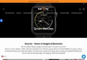 Kolooky Electronics - We are a Dublin based company who have been in business since 2005.
All of our stock is based in Dublin, Ireland and ready to ship. We have a great selection of Smart Watches, Earphones, Phone Accessories & Electronics at the lowest prices. Fast Shipping - Delivery Worldwide!