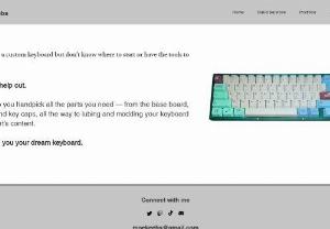 moekeebs - An online store where customs keyboard commissions are sold.