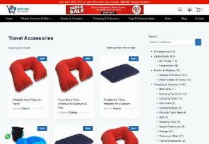 Buy Travel Accessories At Best Prices, Shop At Artecue.com - The Inflatable Pillow is Ideal Travel Companion. Easy to inflate and deflate, our inflatable travel pillow fits snugly around your neck. Ideal for long & short journeys in cars, planes, coaches, trains and buses etc. Provides neck support to help prevent neck ache and headaches.